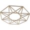 Ekena Millwork Guardian Wood Fretwork Pierced Ceiling Medallion, Birch, 36"OD x 14"ID x 3/8"T CMWP36X36X0375GDBI - alternate 3